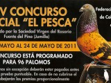 La Sociedad de Colombicultura Virgen del Rosario de la Fuente del Pino organiza el XXV concurso “El Pesca”