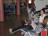 Ciento ochenta personas pasaron ayer por el Centro de Salud a donar sangre