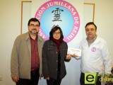 La Asociación Jumillana de Reiki entrega 1.000 euros a Cáritas