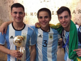 Los hermanos Vaporaki, campeones del mundo de fútbol sala con Argentina