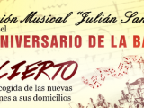 El sábado la Asociación Musical Julián Santos celebra el Concierto de la Bandera