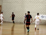 El punto de penalti juez y Madrid – Cataluña final del Campeonato de España sub-19 de futbol sala