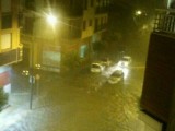 Las lluvias ocasionaron ayer  pequeñas inundaciones en Jumilla