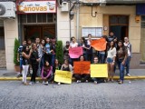 Estudiantes jumillanos se concentran frente al Ayuntamiento contra los recortes en Educación