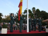 Emotivo homenaje a la Guardia Civil y a la Bandera Nacional