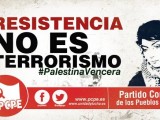 El PCPE pide una alto a la agresión sionista contra el pueblo palestino