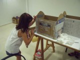 Una veintena de niños participaron en la última actividad del verano organizada por los museos