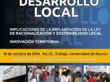 El Ayuntamiento participará en el II Foro Regional de Empleo y Desarrollo Local de Murcia