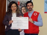 La Oficina de Caja Rural Central de Jumilla entrega 1.850 kilos de alimentos a Cruz Roja