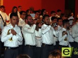 La Banda de CCTT Ecce-Homo colaboró ayer con Cáritas con un concierto solidario
