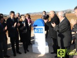 La ministra de Fomento, Ana Pastor, ha colocado esta mañana la primera piedra de la autovía A-33 Jumilla-Yecla