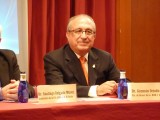 Guzmán Ortuño participó ayer en la presentación de un libro sobre Antonio Pedro Rodríguez Pérez