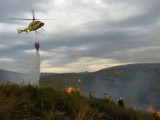 Extinguido el incendio producido anoche en la Sierra Larga