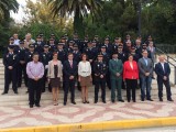 Ocho agentes de la Policía Local de Jumilla reciben un reconocimiento durante la festividad de los Ángeles Custodios
