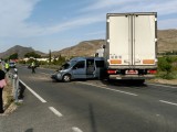 Tres turismos y un camión implicados en accidente de tráfico en Fuente del Pino