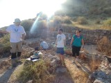 Veinte alumnos de arqueología trabajan en las excavaciones de Coimbra del Barranco Ancho de Jumilla