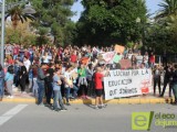 Trescientos estudiantes se manifiestan por las calles de Jumilla, en contra de la LOMCE y su reválida