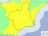 AEMET activa la alerta amarilla por lluvias de hasta 15 litros para toda la Región