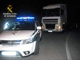 La Guardia Civil intercepta a un camionero en Jumilla que conducía bajo los efectos de drogas