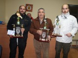 La peña “Los Choris” ganadora del concurso comarcal de palomos deportivos en Fuente del Pino