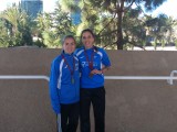 Medallas para Ángela Carrión y Mirian Carcelén en el Campeonato Regional Absoluto de Pista de Invierno.