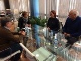 El Encuentro Nacional de Cofradías y el Museo del Vino, asuntos de la reunión entre alcaldesa y consejera de Cultura.