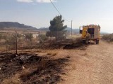 Sofocado un incendio en la pedanía de Cañada del Trigo