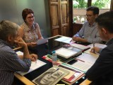 La alcaldesa retoma asuntos con el consejero de Fomento y el director general de Bienes Culturales
