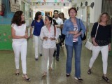Un comedor y una nueva pista son las reivindicaciones del Colegio La Asunción a la directora de Centros