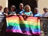 Colocada bandera del Orgullo LGTBI en el balcón del Ayuntamiento de Jumilla