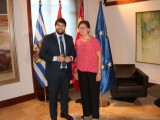 La Alcaldesa de Jumilla se reúne con el Presidente de la Comunidad