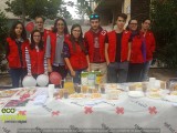 Cruz Roja Juventud ofreció este domingo un desayuno saludable en el Paseo Poeta Lorenzo Guardiola