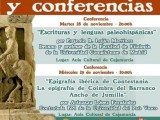 Dos conferencias organizadas por la Concejalía de Cultura