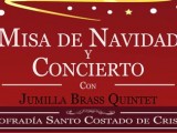 La Cofradía del Santo Costado celebra la Navidad con una Misa y Concierto con ‘Jumilla Brass Quintet’