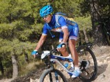 El ciclista Pedro José Martínez Pérez participa en la Vuelta a Ibiza de BTT