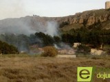 Según las investigaciones policiales el incendio en la ladera del Castillo podría haber sido provocado