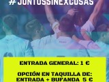 El F.C. Jumilla repite con la campaña ‘Juntos sin excusas’ con las entradas a 1 € para el próximo compromiso en casa frente a la R.B. Linense