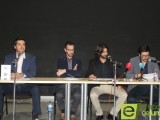 Los autores David Rodríguez, Emilio Marco y Miguel Yuste presentaron sus obras en Jumilla
