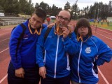 Tres medallas para los atletas de Aspajunide en el Campeonato de España de Atletismo FEDDI de Burgos
