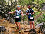 Francisco J. Gilar y Manuel Coloma aguantaron estoicamente hasta el granizo en la Ultra Trail ‘Bosques del Sur