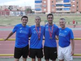 Medallas para Juan Carlos Guardiola, Alex Barrón, Edu Minchala y Sergio Dominguez en el Campeonato Regional Absoluto