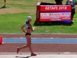 La atleta jumillana Ángela Carrión termina en décimo cuarta posición en los 10.000 metros marcha del Campeonato de España Absoluto de Atletismo