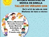 Mañana viernes termina el Taller de Verano de la Escuela Municipal de Música con un concierto