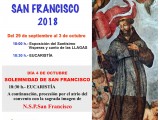 El Monasterio de Santa Ana celebra el Quinario en Honor a San Francisco
