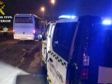 La Guardia Civil denuncia en dos ocasiones al conductor de un autobús que trasladaba trabajadores de Torre Pacheco a Jumilla por dar positivo en drogas