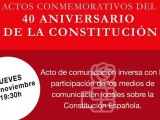 El PSOE de Jumilla organiza un acto abierto para conmemorar el 40 aniversario de la Constitución