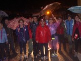 La lluvia no impide la celebración de la I ruta nocturna organizada por ARJU