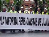 La Plataforma de Pensionistas de Jumilla  por la  defensa del Sistema Público de Pensiones estuvo en la manifestación de Madrid