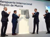 El Rey Felipe VI inaugura el aeropuerto Internacional de la Región de Murcia