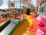 Ya están abiertos al público los juegos infantiles y biosaludables de la avenida de la Libertad